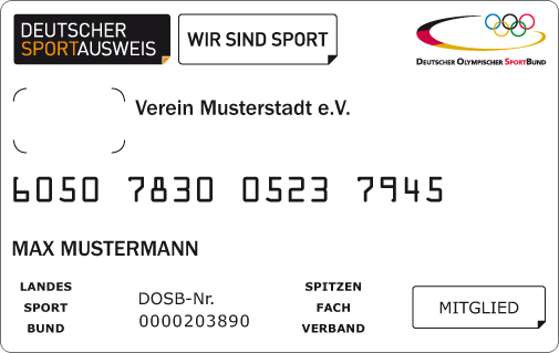 Infos zum Deutschen Sportausweis Der Deutsche Sportausweis